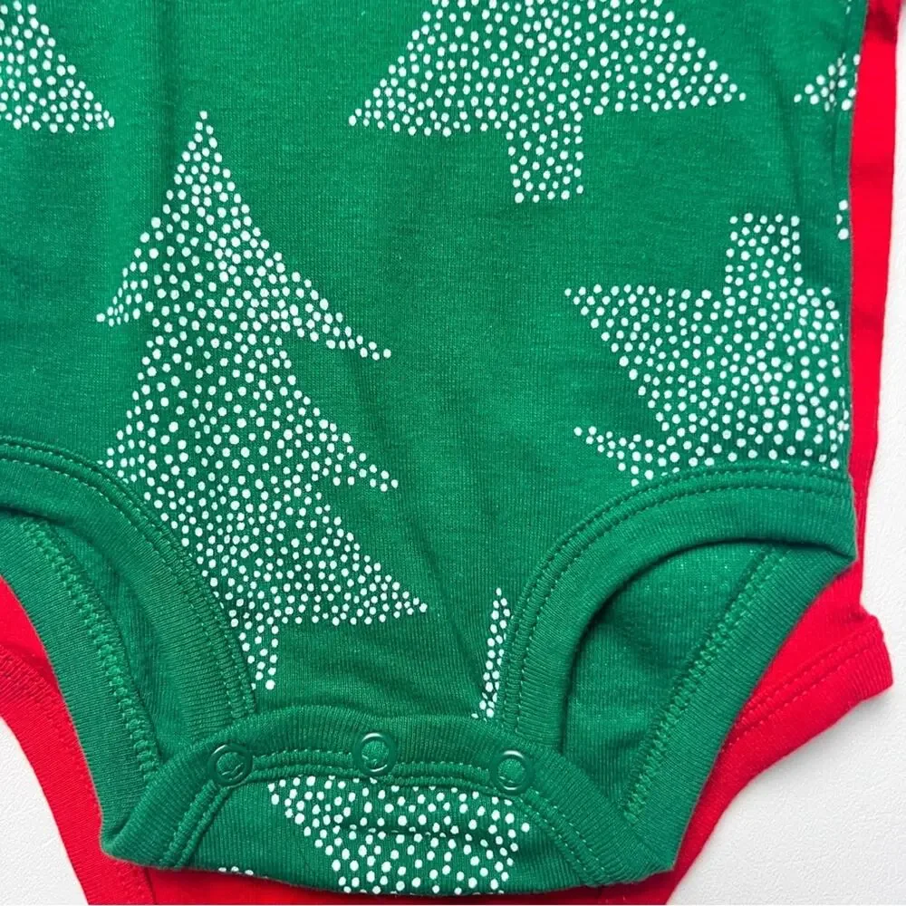 Carter's Baby Matching Holiday Christmas Onesie and Legging Set Sz 3M